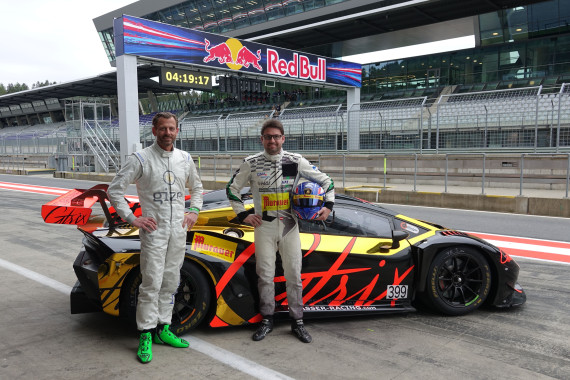 Gottfried Grasser und Gerhard Tweraser treten als Gaststarter im Lamborghini Huracán GT3 Evo 2 an