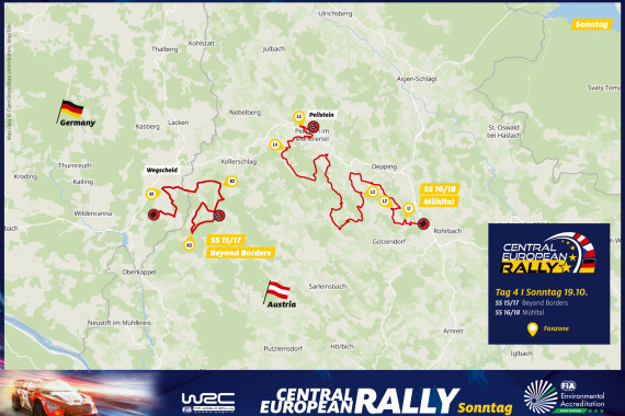 Tagesübersicht für die CER-Zuschauerpunkte am Sonntag, 19.10.2025