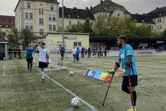 Finalspieltag der Amputierten-Fußball-Bundesliga in Saarbrücken