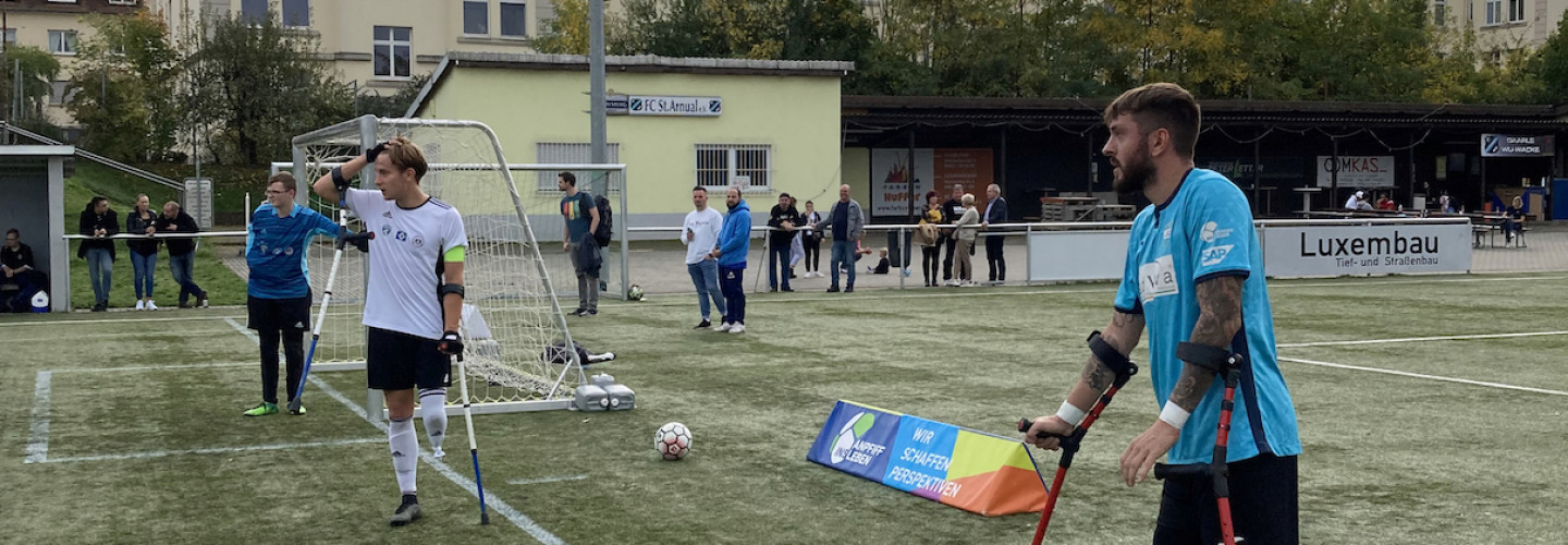 Finalspieltag der Amputierten-Fußball-Bundesliga in Saarbrücken