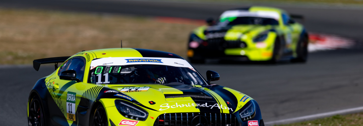 Die Bestzeit ging an einen Mercedes-AMG GT4 von SR Motorsport by Schnitzelalm