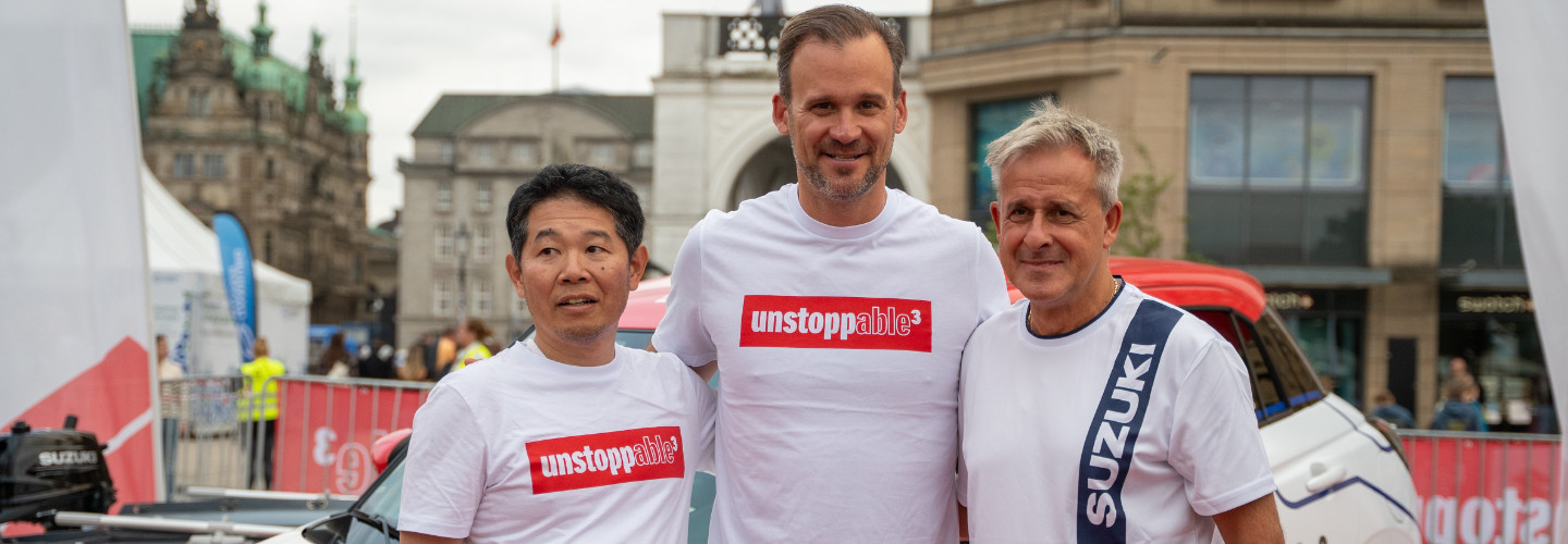 Neben Littbarski nahmen Jan Sibbersen, Geschäftsführer Sailfish, und der Suzuki-Mitarbeiter Hironori Ito am Rennen teil.