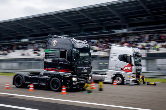 Bereits vergangenes Jahr begeistere der Wettbewerb „DTM-Trucks Go and Stop“