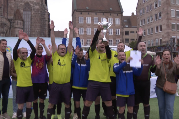Schnittbilder des ersten Tags der Fußball-Inklusionstagen in Nürnberg.