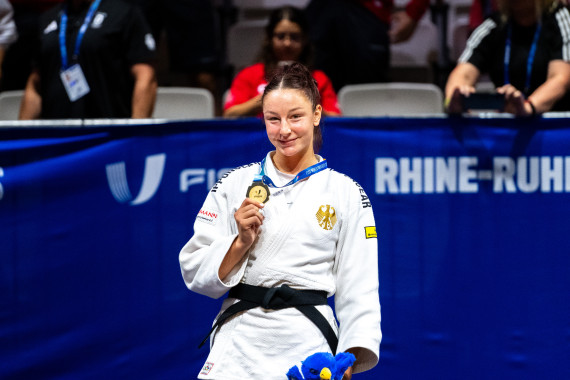 Judoka Anna Monta Olek (SRH Fernhochschule) gewann Gold
