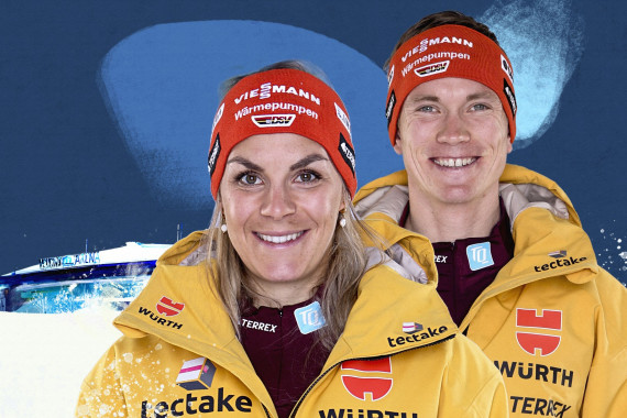 Team Deutschland mit Hanna Kebinger und Benedikt Doll