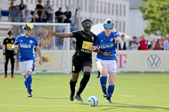 Umkämpftes Spiel zwischen dem FC Schalke und BSV Wien.