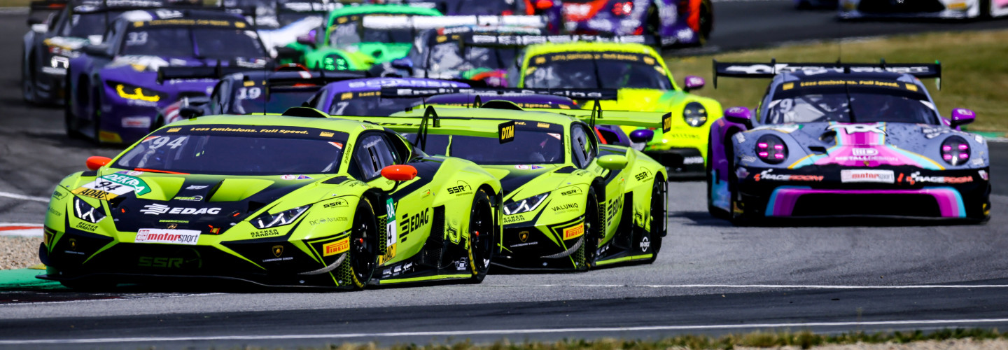 Franck Perera gelang der erste Sieg für Lamborghini in der DTM