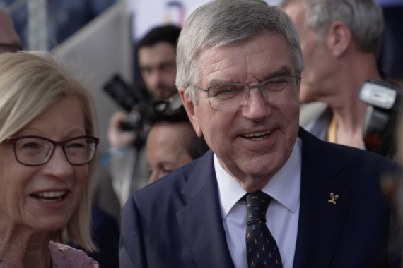 Schnittbilder vom Familienempfang des IOC mit anschließendem Bühnentalk im Deutschen Haus.