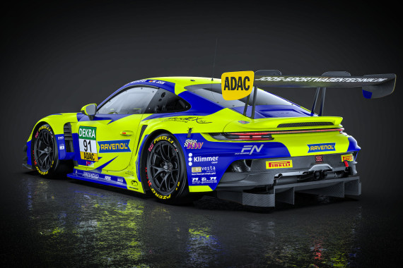 Der Joos-Porsche wird von Michael Joos und Felix Neuhofer pilotiert