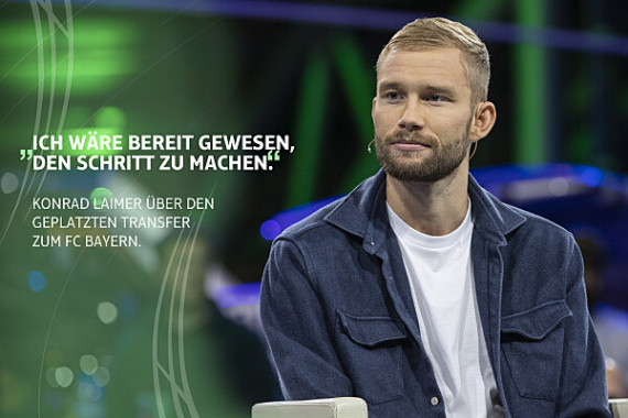 Konrad Laimer im „Sport und Talk aus dem Hangar-7“