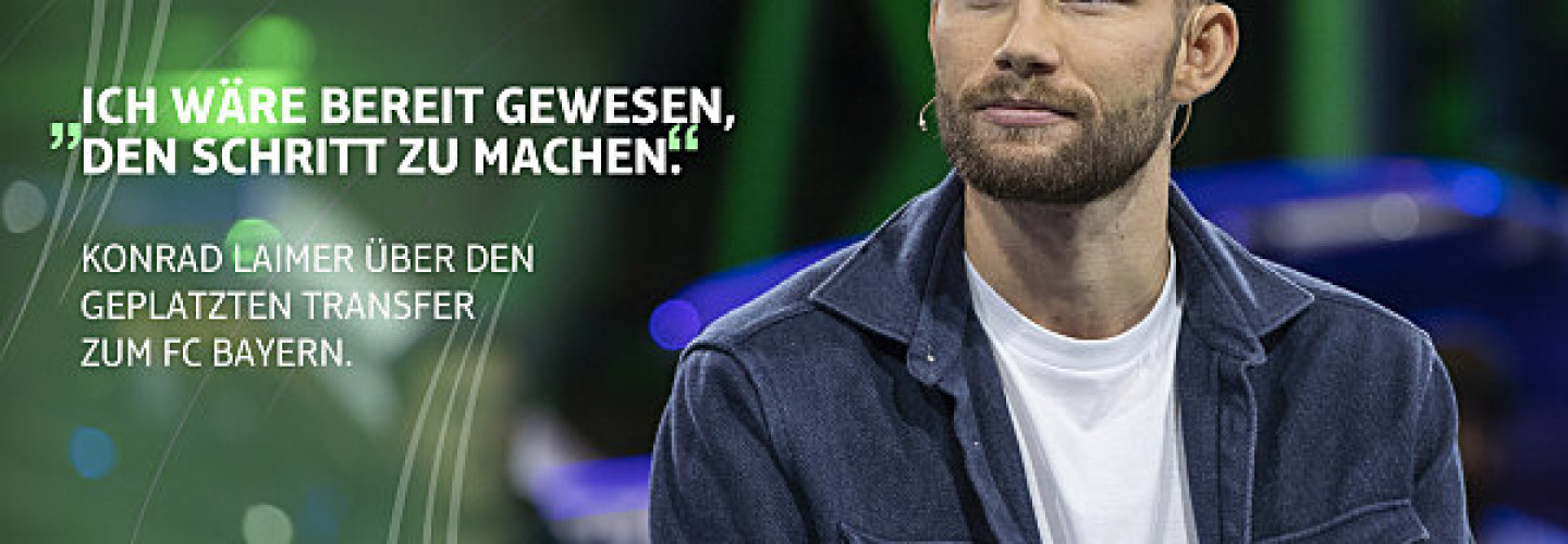 Konrad Laimer im „Sport und Talk aus dem Hangar-7“