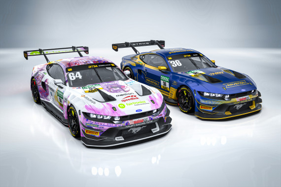 HRT Ford Racing setzt zwei Ford Mustang GT3 Evo ein