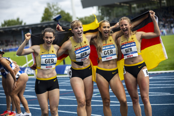 Erfolg für 4x400-Meter-Staffel