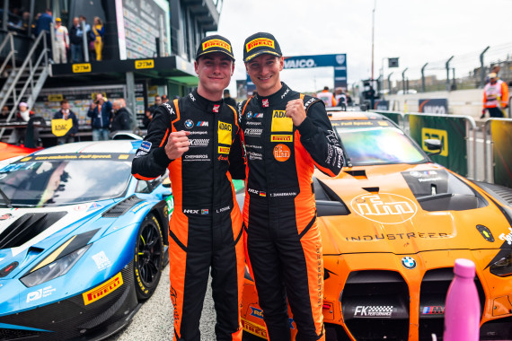 Leyton Fourie und Tim Zimmermann fuhren erstmals gemeinsam aufs Podium