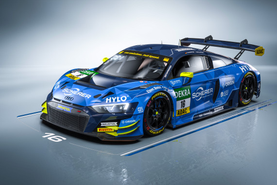 Das Team tritt mit dem Audi R8 LMS GT3 Evo2 #16 an