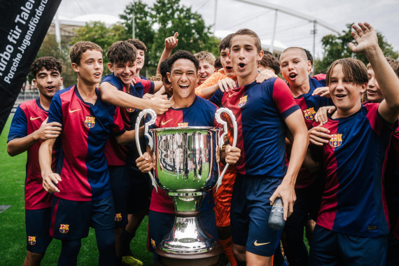 Titelverteidiger FC Barcelona, Porsche Fußball Cup, 2024