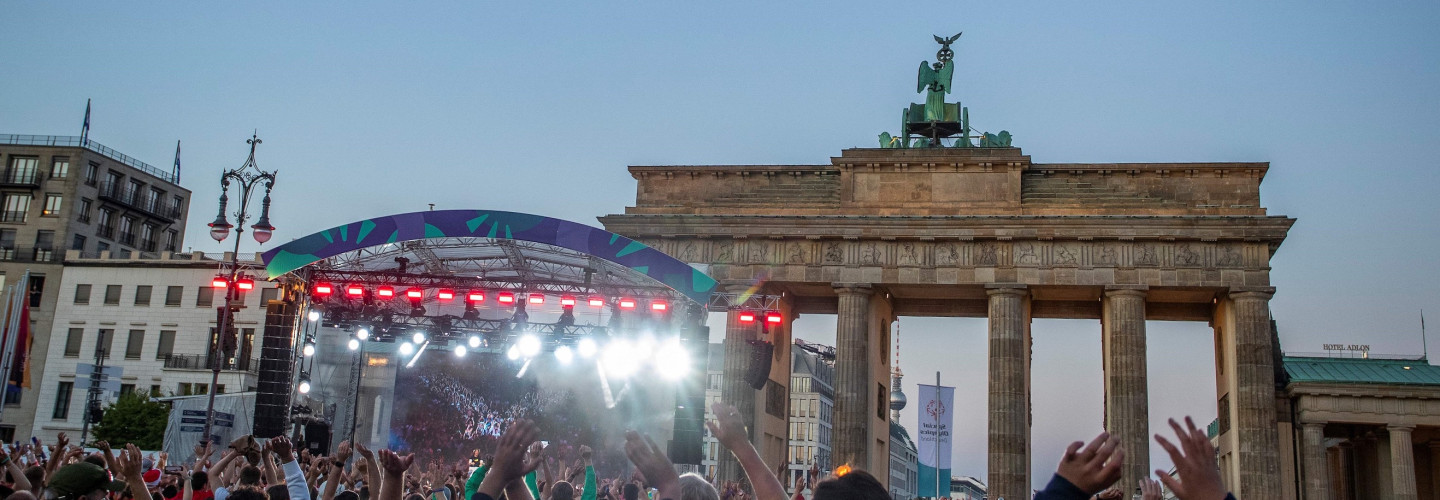 Special Olympics Festival Nationale Spiele 2022 am Brandenburger Tor
